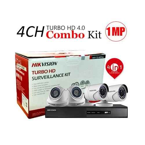 HIKVISION 4 Channel 1MP KIT (TVI-4CH2D2B-1MP)