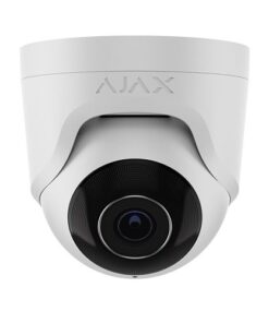 Ajax 5MP 4MM FIXED LENS TURRETCAM WIRED SECURITY IP CAMERA - WHITE 64925.197.WH1